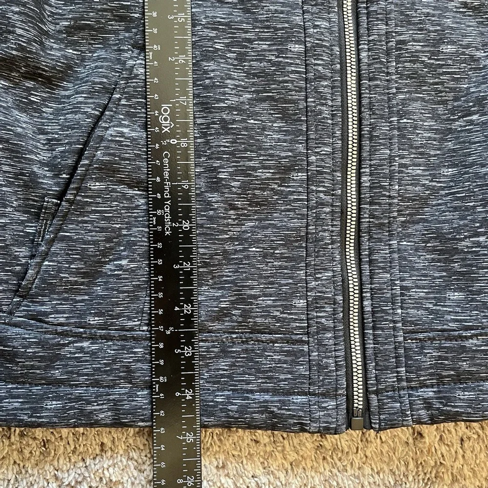 Free Country Jacket Women's Medium Black/Gray Full Zip Hood - Picture 7 of 10